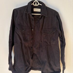 Abercrombie & Fitch Black Shirt Jacket